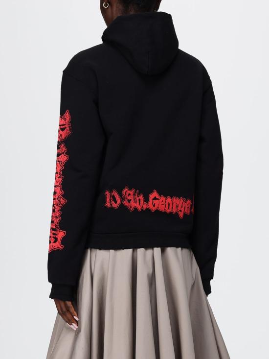 26SS 발렌시아가 스웨터 851238TUVD9 1000 Black - BALENCIAGA