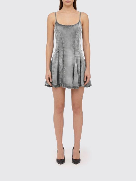 26SS 디젤 롱 원피스 A23862068WG 02 Black