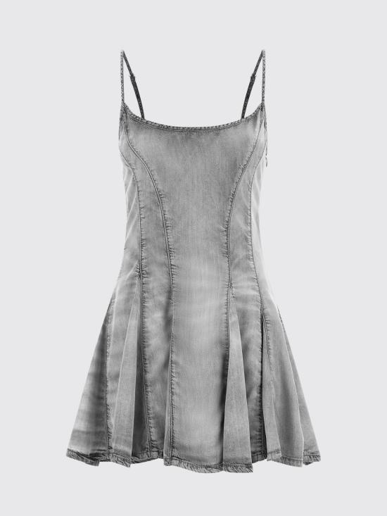 26SS 디젤 롱 원피스 A23862068WG 02 Black - DIESEL