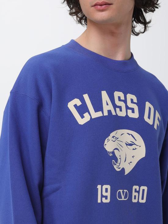 26SS 발렌티노 가라바니 긴팔 티셔츠 VMF29NBAU 9SE Blue - VALENTINO GARAVANI