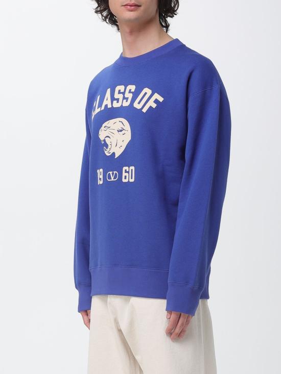 26SS 발렌티노 가라바니 긴팔 티셔츠 VMF29NBAU 9SE Blue - VALENTINO GARAVANI