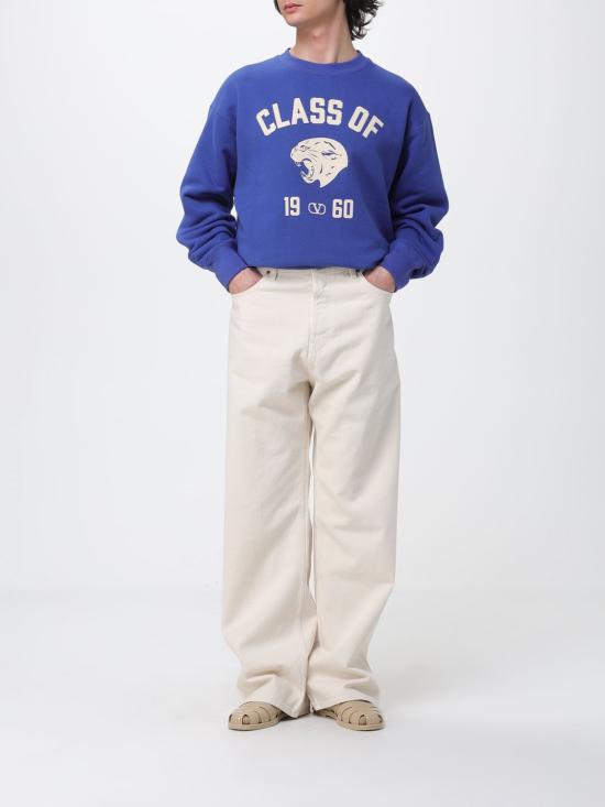 26SS 발렌티노 가라바니 긴팔 티셔츠 VMF29NBAU 9SE Blue - VALENTINO GARAVANI