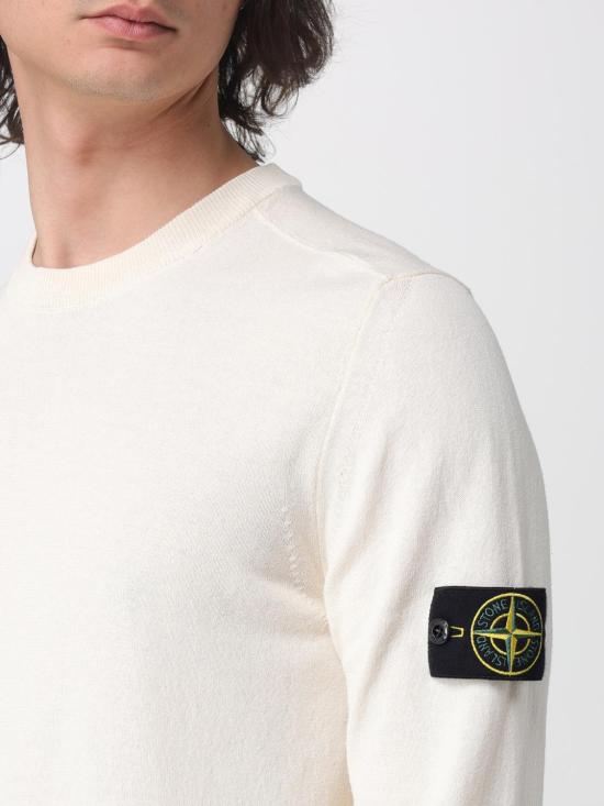 26SS 스톤 아일랜드 스웨터 5100062S00B9 V0093 White - STONE ISLAND