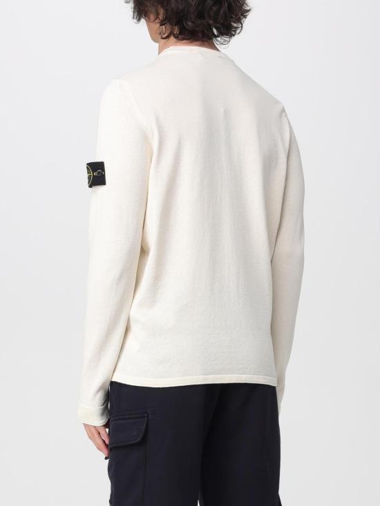 26SS 스톤 아일랜드 스웨터 5100062S00B9 V0093 White - STONE ISLAND