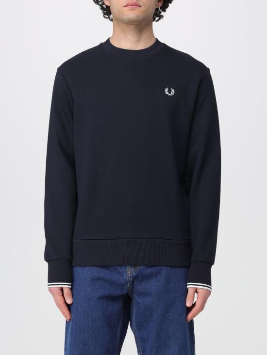 26SS 프레드페리 긴팔 티셔츠 M7535 248 Navy