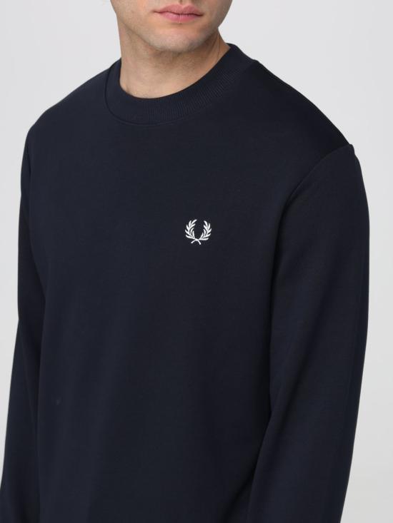 26SS 프레드페리 긴팔 티셔츠 M7535 248 Navy - FRED PERRY