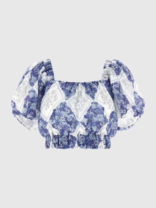 26SS 트윈셋 반팔 티셔츠 261TP213D 13405 Blue - TWINSET