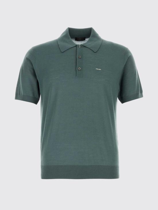 26SS 프라다 폴로 티셔츠 UMF148SOOO18DY F0092 Green