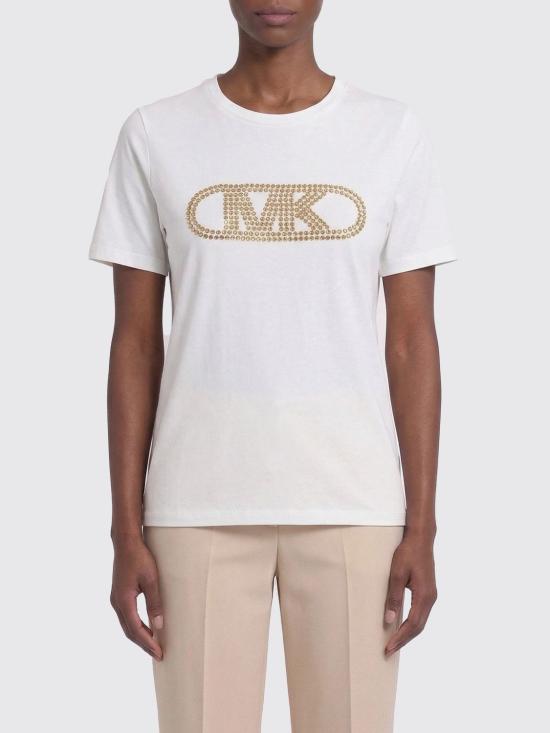 26SS 마이클 코어스 반팔 티셔츠 MS651SC97J BIANCO White