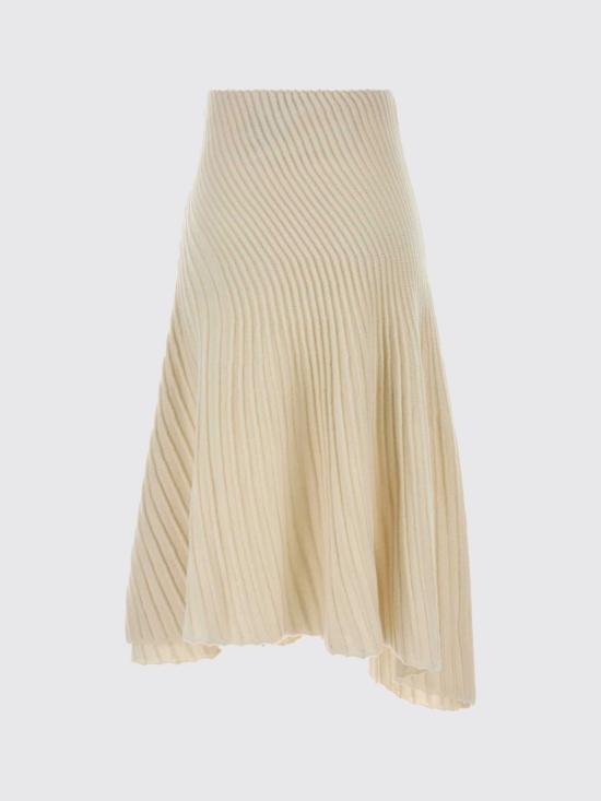 26SS 알라이아 미디 스커트 AA9J2481K163C 054 White - ALAIA