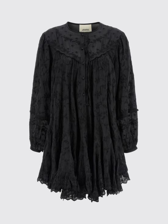 26SS 이자벨마랑 롱 원피스 RO1039FAD1J03I 01BK Black - ISABEL MARANT