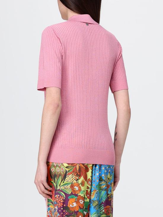 26SS 리우조 폴로 티셔츠 WA6291MS46J A4382 Pink - LIU JO