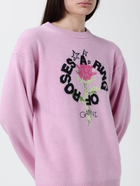26SS 가니 스웨터 A1070271 868 Pink - GANNI