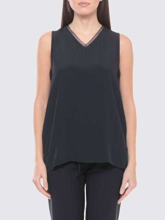 26SS 파비아나 필리피 민소매 티셔츠 TPD266F295L775 5146 Blue