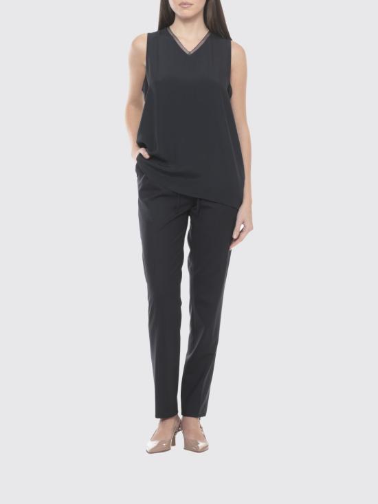 26SS 파비아나 필리피 민소매 티셔츠 TPD266F295L775 5146 Blue - FABIANA FILIPPI