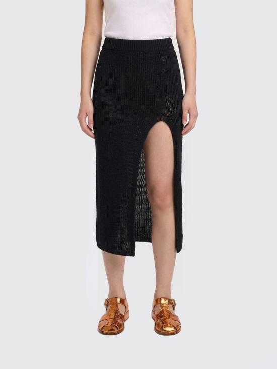 26SS 알라누이 미디 스커트 LWHL02CR26KNI0011010 Black