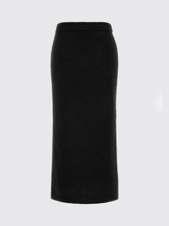 26SS 알라누이 미디 스커트 LWHL02CR26KNI0011010 Black - ALANUI