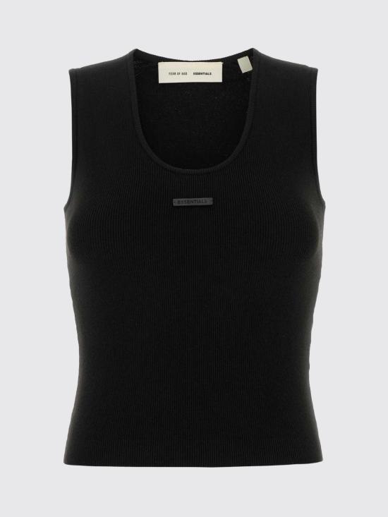 26SS 피어오브갓 민소매 티셔츠 192HO259241FW VINTAGE Black - FEAR OF GOD