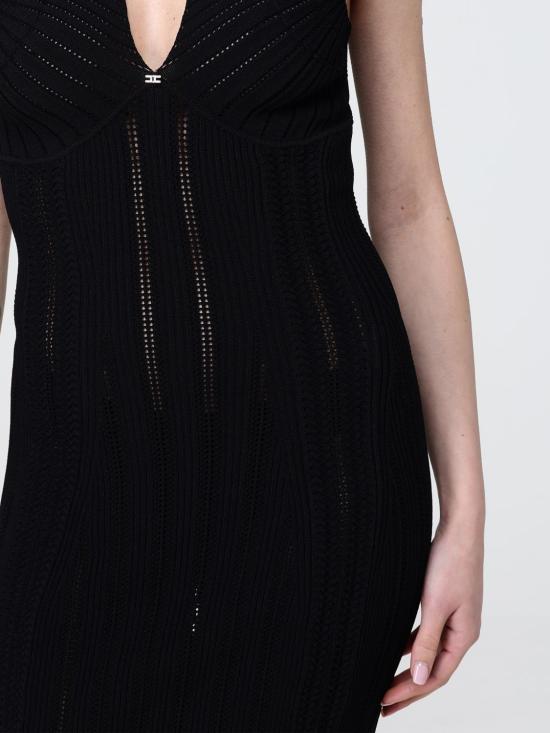 26SS 엘리자베타프랜치 롱 원피스 AM36B62E2 110 Black - ELISABETTA FRANCHI