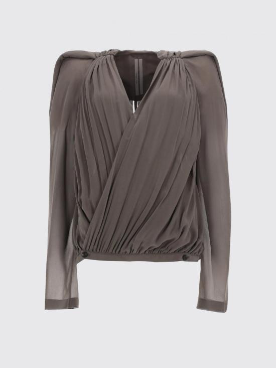26SS 릭 오웬스 블라우스 RP01F6750G 34 Grey - RICK OWENS