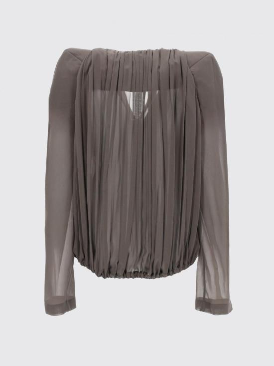 26SS 릭 오웬스 블라우스 RP01F6750G 34 Grey - RICK OWENS