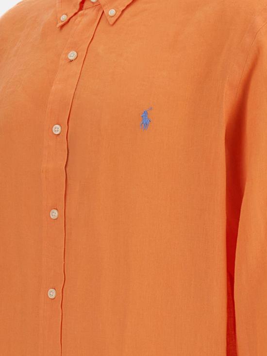 26SS 폴로 랄프로렌 긴팔 셔츠 710966294 507 Orange - POLO RALPH LAUREN