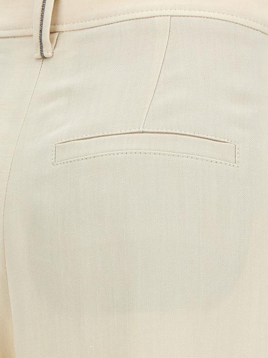 26SS 브루넬로 쿠치넬리 팬츠 MH126P9207 C579 Yellow Cream - BRUNELLO CUCINELLI
