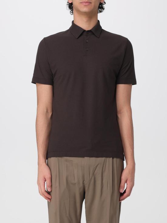 26SS 자노네 폴로 티셔츠 815159ZG380 Z1495 Brown