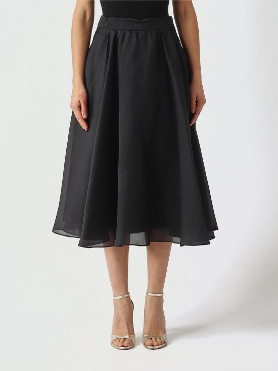 26SS 막스마라 스튜디오 미디 스커트 2616101023600 004 Black