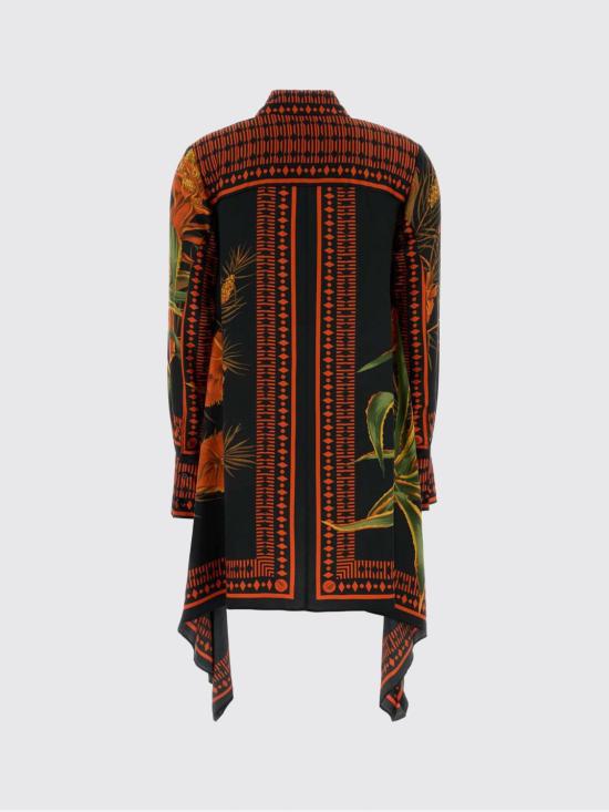 26SS 블루마린 롱 원피스 P622A781A F9904 Black - BLUMARINE