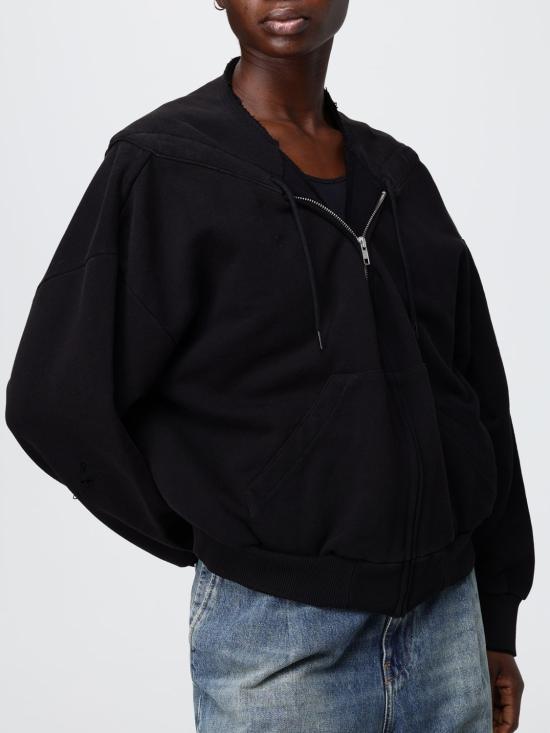 26SS MM6 메종마르지엘라 드로우스트링 후드 S52HG0041M25014 900 Black - MM6 MAISON MARGIELA