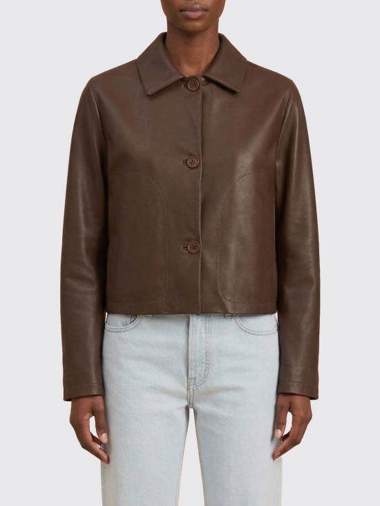 26SS 살바토레 산토로 가죽 자켓 50015D ETECOOKIE Biscuit