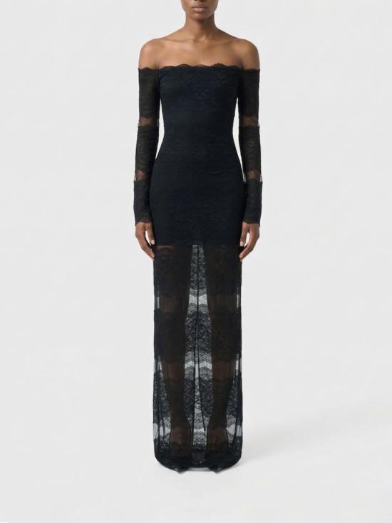 26SS 블루마린 롱 원피스 P622A760A N0990 Black