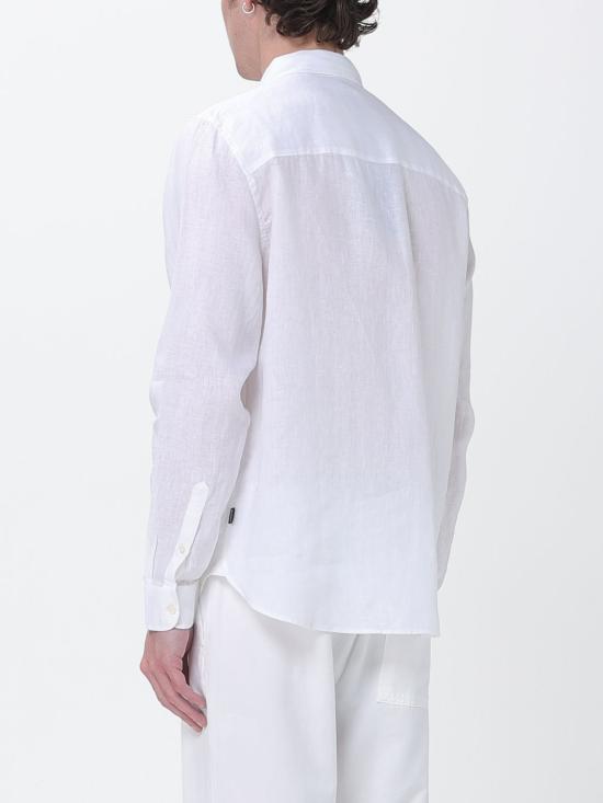 26SS 에콜프 긴팔 셔츠 MCMGASRMALIB0725 000 White - ECOALF