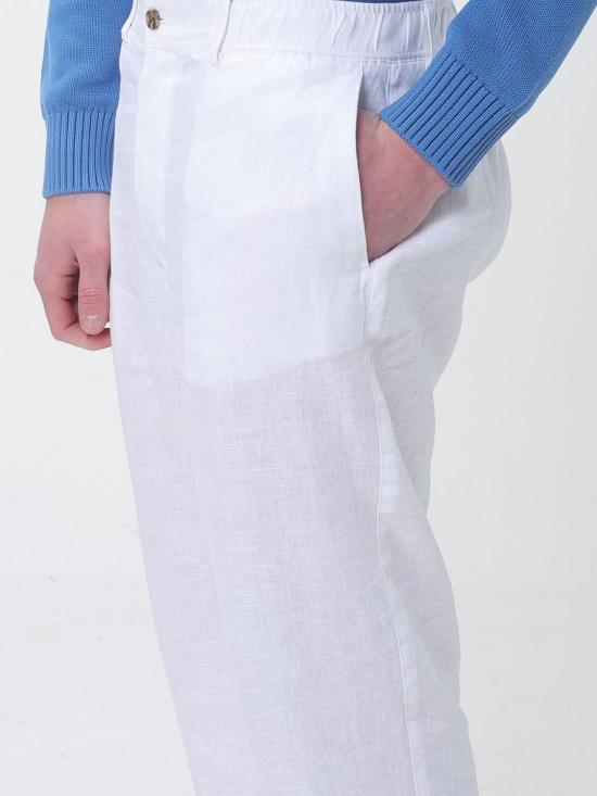 26SS 에콜프 스트레이트 팬츠 MCMGAPAETHIW0747 000 White - ECOALF