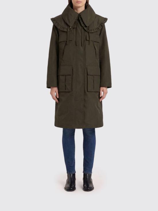 26SS 바버 X 가니 자켓 LWB0930 OL91 Green