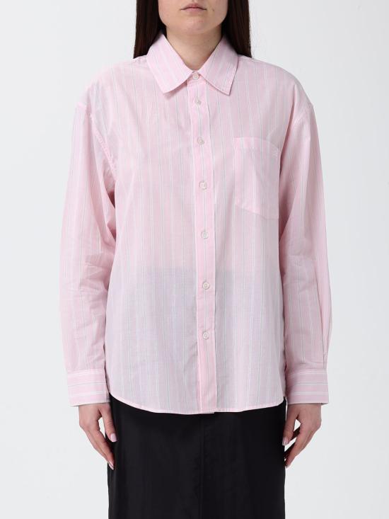 26SS 던스트 셔츠 UDSH6A104P1 SOFT PINK STRIPE Pink