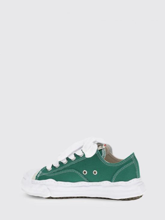 26SS 메종 미하라 야스히로 행크 OG 솔 캔버스 로우탑 A05FW702 CL Green - MAISON MIHARA YASUHIRO