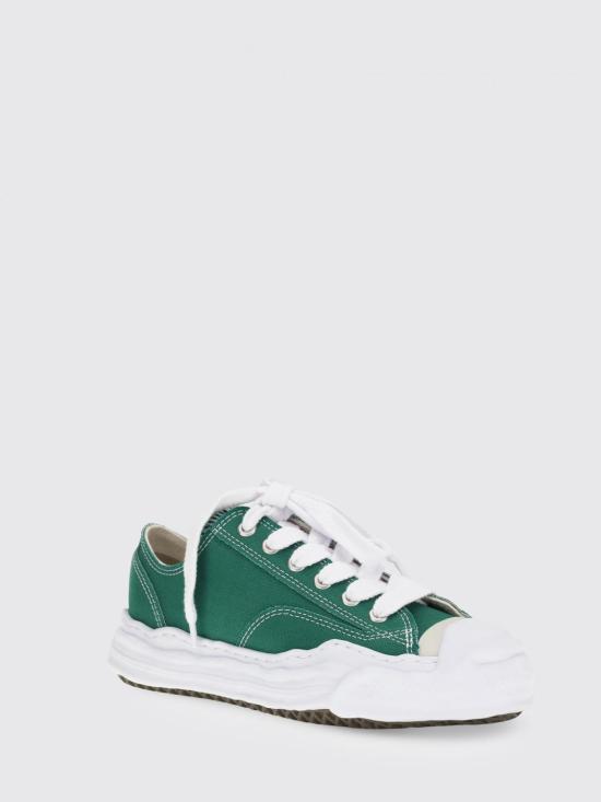 26SS 메종 미하라 야스히로 행크 OG 솔 캔버스 로우탑 A05FW702 CL Green - MAISON MIHARA YASUHIRO