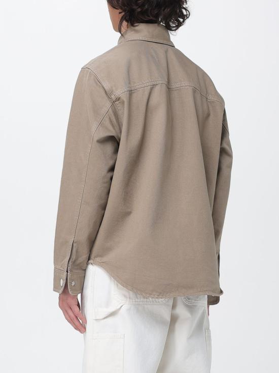 26SS 아미 긴팔 셔츠 UJK897DE0126A 036 Beige - AMI