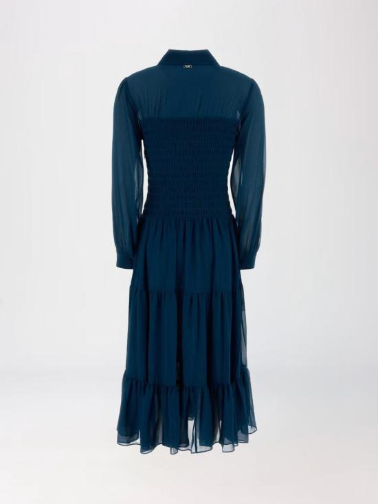 26SS 마이클 코어스 롱 원피스 MR682L77R3 RIVER Blue - MICHAEL KORS