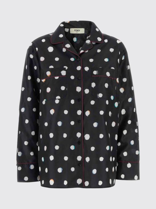 26SS 펜디 블라우스 FS8311AVJQ F0GME Black - FENDI