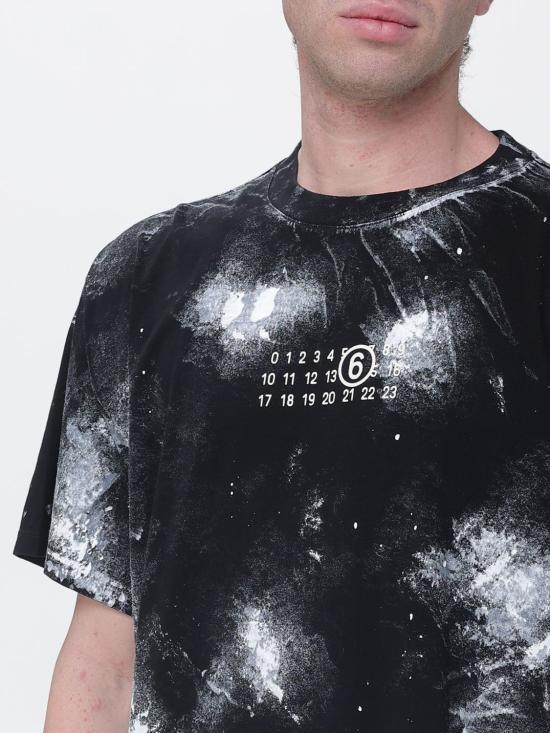 26SS MM6 메종마르지엘라 반팔 티셔츠 SH2GC0039M20048 900 Black - MM6 MAISON MARGIELA