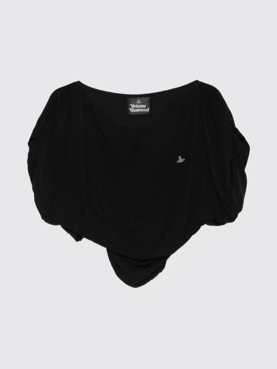 26SS 비비안웨스트우드 반팔 티셔츠 1505000JW01CM N401 Black - VIVIENNE WESTWOOD