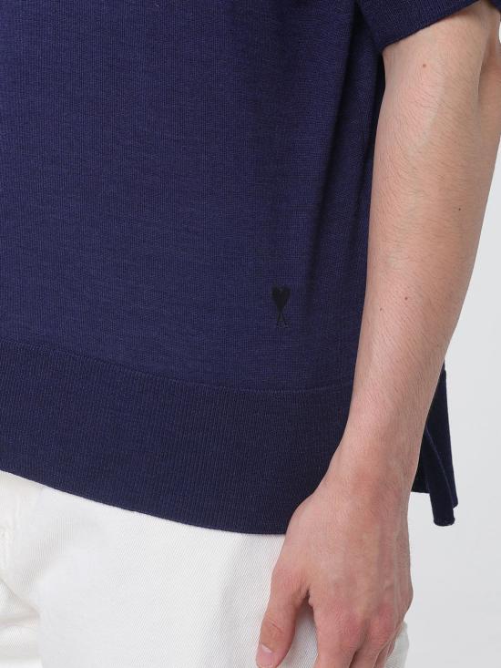 26SS 아미 폴로 티셔츠 UPL431KN0066A 021 Blue - AMI