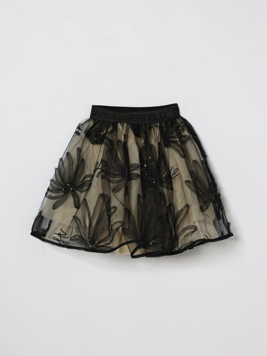 26SS [키즈] 칼라거펠트 스커트 Z31121 192 Grey