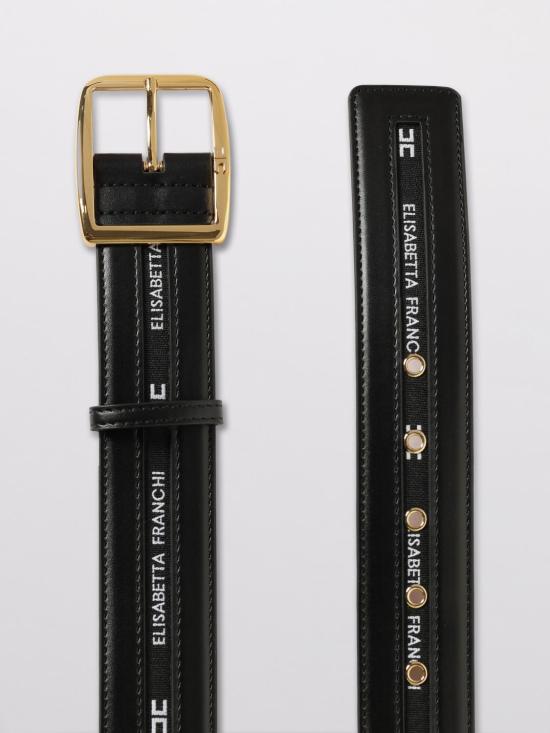 26SS 엘리자베타프랜치 레귤러 벨트 CT11S62E2 110 Black - ELISABETTA FRANCHI