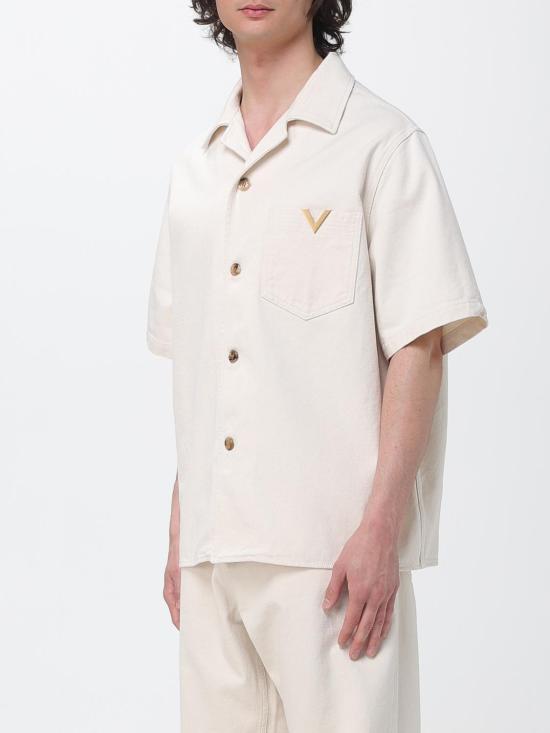 26SS 발렌티노 가라바니 반팔 셔츠 VDBA10B9W A03 Ivory - VALENTINO GARAVANI