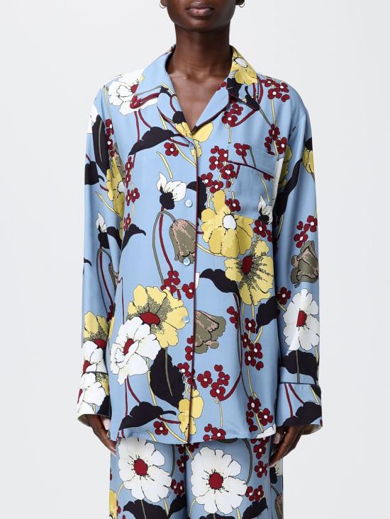 26SS 마르니 블라우스 CAMA0478QIUTVA65 MFB31 Sky Blue