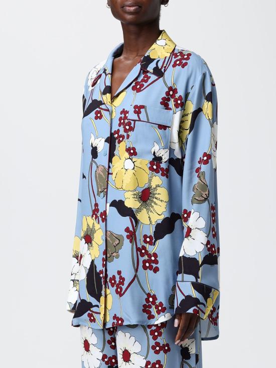 26SS 마르니 블라우스 CAMA0478QIUTVA65 MFB31 Sky Blue - MARNI